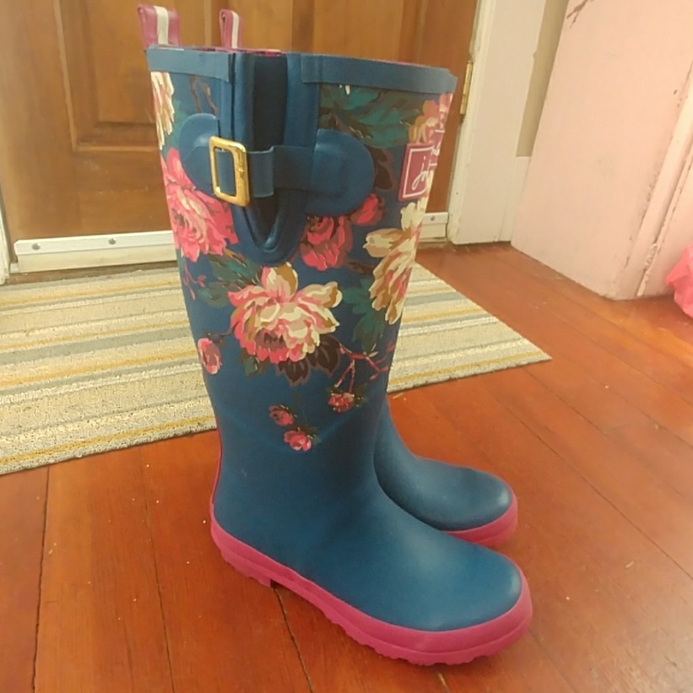 Joules Women's Rubber Rain Boots ~ Size US 6 - Picture 7 of 8
